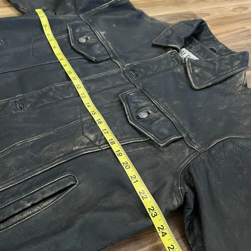 Wilson’s Leather M Julian Men’s Jacket Distressed Supernatural Size Large - Picture 13 of 16